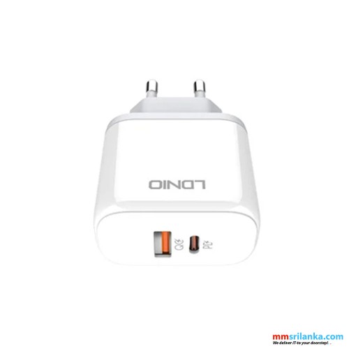 LDNIO A2526C 45W Dual USB QC4.0 Super Fast Charger (6M)